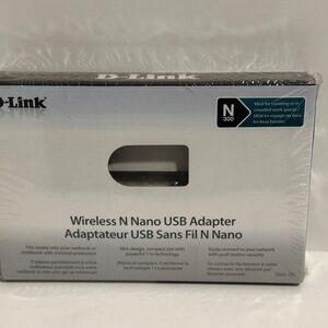 D-Link Wireless N Nano USB Adapter - Black and Silver